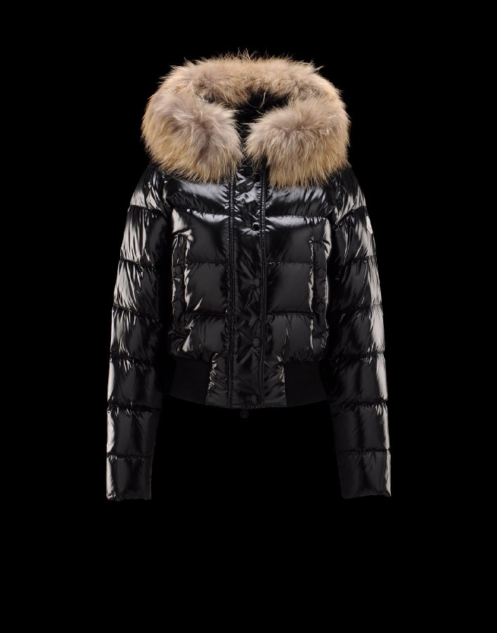 Doudoune moncler shops avec fourrure